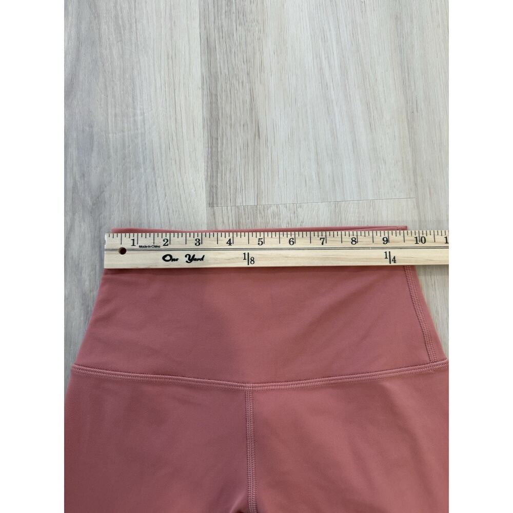 Lululemon Align Pant II High Rise 25" Cool Womens Size 2 Rustic Coral - Picture 5 of 10